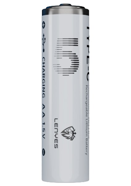 AA105 Type-C Şarj Portlu Şarj Edilebilir Aa Lityum-Ion Pil 2800MWH 1.5V 2 Adet