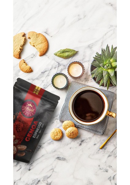 Genoa Espresso Çekirdek Kahve | 500G | Aromatik Tat ve Zengin Krema