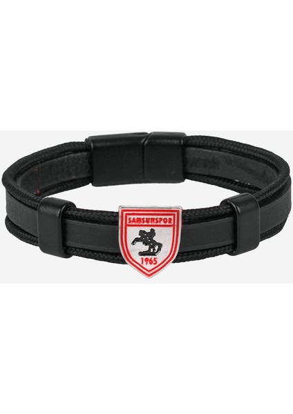 Siyah Ipli Deri Bileklik