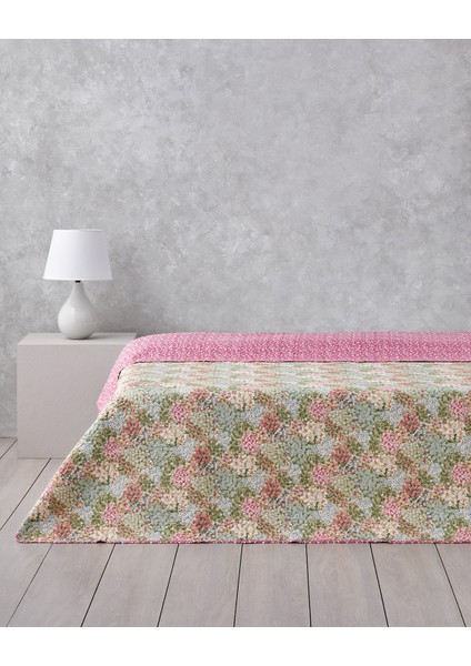 Blossom Bouquet King Size Çok Amaçlı Örtü 240 x 220 cm Pembe