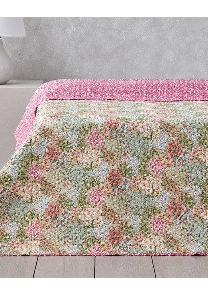 Blossom Bouquet King Size Çok Amaçlı Örtü 240 x 220 cm Pembe