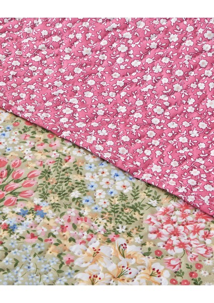 Blossom Bouquet King Size Çok Amaçlı Örtü 240 x 220 cm Pembe