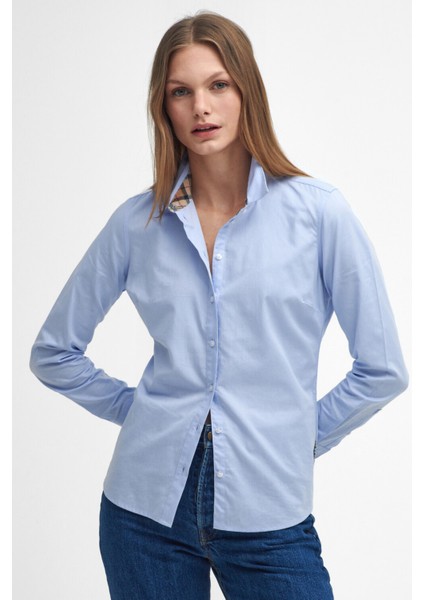 Derwent Gömlek BL13 Pale Blue/hessian Tartan