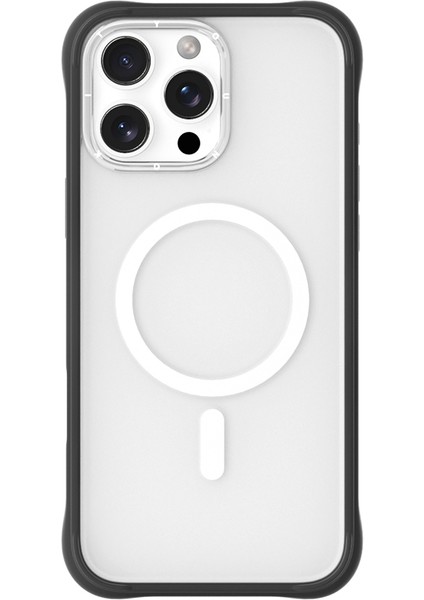 iPhone 15 Pro Max Kılıf Magsafe Şarj Özellikli Airbagli Youngkit Dynamic 2 Serisi Kapak Siyah