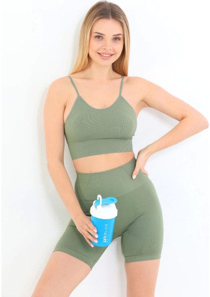 Özel Üretim Göğüs Toparlayıcı Sarkma Önleyen Spor Günlük Ince Ip Askılı Pedli Fitilli Crop Büstiyer