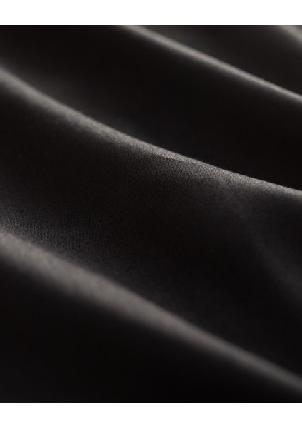 Ciel Tek Kişilik Pamuk Saten Nevresim - Siyah fırsatları