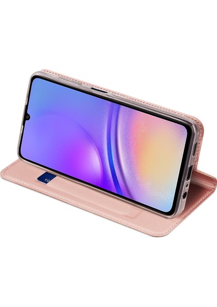 Samsung Galaxy A16 5g Pembe Kabartmalı Pu Kılıf (Yurt Dışından)