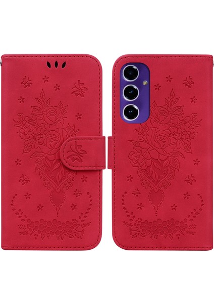 Samsung Galaxy A16 5g Mavi Için Kabartmalı Pu Kılıf (Yurt Dışından)