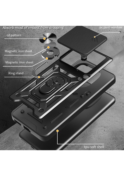 Kamera Shid Telefon Kılıfı Nothing Telefon 2A Gümüş (Yurt Dışından)
