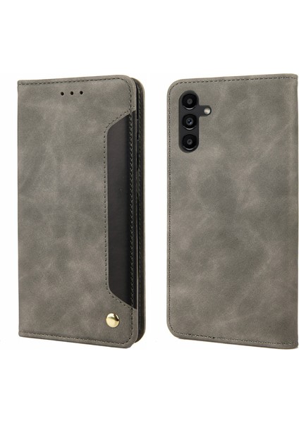 Samsung Galaxy A06 4g Kırmızı Crazy Horse Pu Telefon Kılıfı (Yurt Dışından)