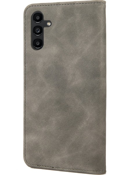 Samsung Galaxy A06 4g Kırmızı Crazy Horse Pu Telefon Kılıfı (Yurt Dışından)