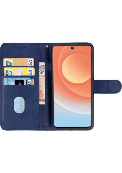 Tecno Camon 19 Pro Mavi Için Pu Kılıf (Yurt Dışından)