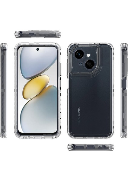 Tecno Spark Go 1 Için Akrilik Şeffaf Telefon Kılıfı (Yurt Dışından)
