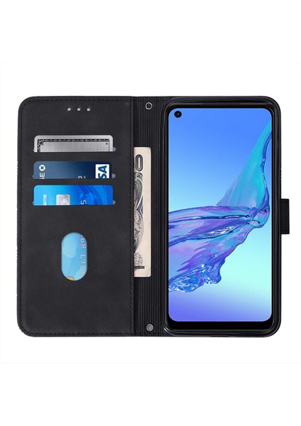 Tecno Camon 18I Siyah Için Crossbody Deri Kılıf (Yurt Dışından) modelleri