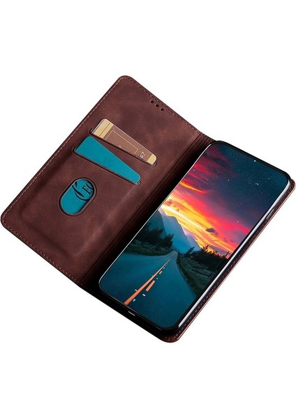 Tecno Camon 30 Pro 5g Koyu Kahverengi Için Skin Fe Manyetik Kılıf (Yurt Dışından)