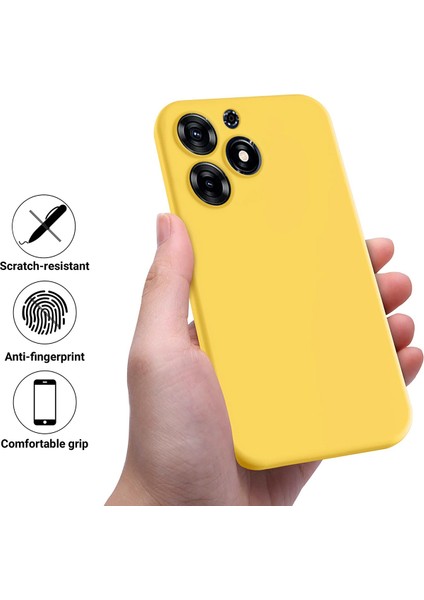 Tecno Spark 10 Pro 4g Sarı Için Sıvı Silikon Telefon Kılıfı (Yurt Dışından) modelleri