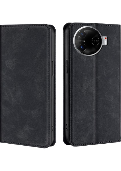 Tecno Camon 30 Pro 5g Siyah Için Skin Fe Manyetik Kılıf (Yurt Dışından)