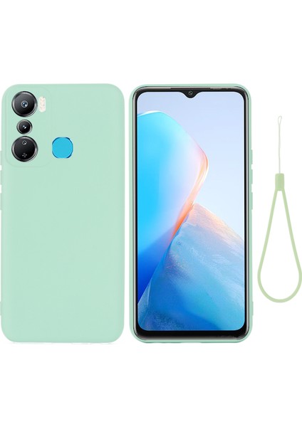 Infinix Hot 20I X665E Yeşil Için Sıvı Silikon Kılıf (Yurt Dışından)