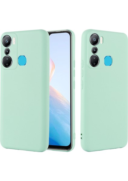 Infinix Hot 20I X665E Yeşil Için Sıvı Silikon Kılıf (Yurt Dışından)