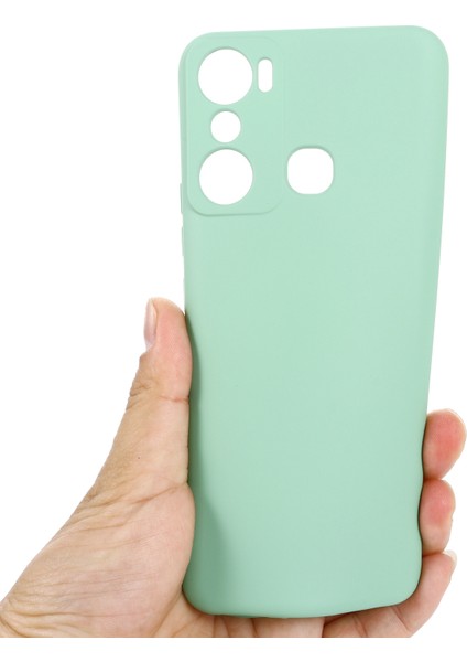 Infinix Hot 20I X665E Yeşil Için Sıvı Silikon Kılıf (Yurt Dışından)