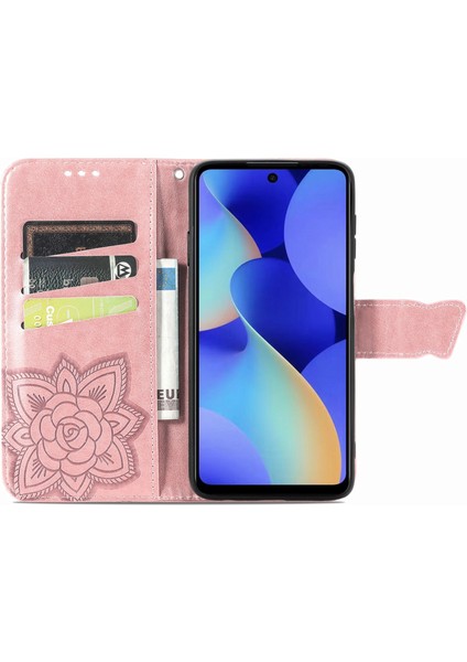 Tecno Spark 10 Pro Pembe Altın Için Kabartmalı Deri Kılıf (Yurt Dışından) modelleri