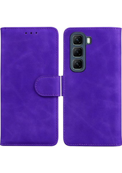 Infinix Hot 50 5g Mor Için Skin Fe Deri Kılıf (Yurt Dışından)