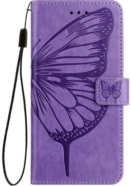 Tecno Camon 30 Pro Açık Mor Için Kabartmalı Pu Kılıf (Yurt Dışından) fiyatları