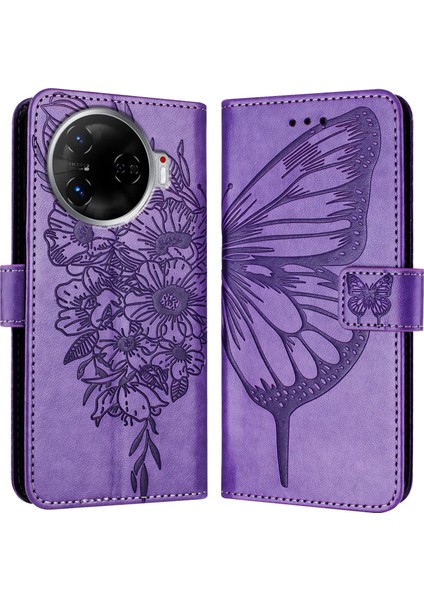 Tecno Camon 30 Pro Açık Mor Için Kabartmalı Pu Kılıf (Yurt Dışından) fırsatları