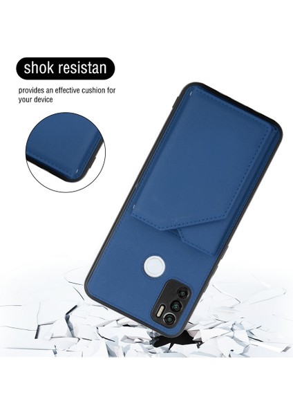 Tecno Spark 5 Hava / 6 Hava Mavisi Için Pu + Tpu + Pc Kılıfı (Yurt Dışından) modelleri