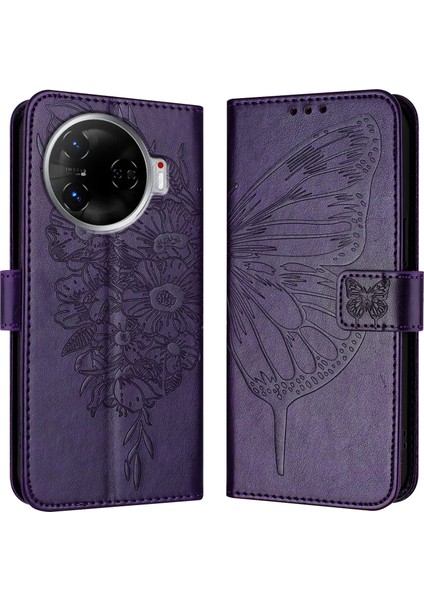 Tecno Camon 30 Pro Koyu Mor Için Kabartmalı Pu Kılıf (Yurt Dışından) fırsatları