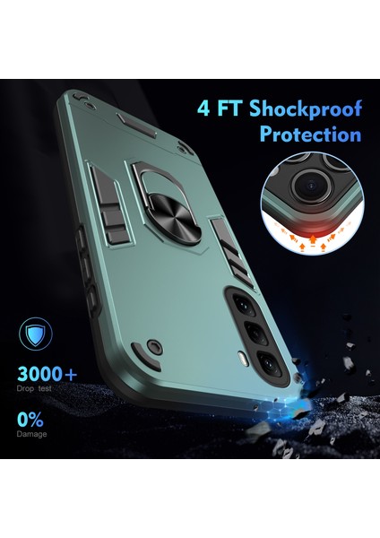 Infinix Hot 50 Pro 4g Yeşil Için Halka Tutucu Telefon Kılıfı (Yurt Dışından) fırsatları