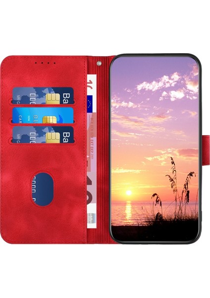 Infinix Hot 50 4g Kırmızı Için Kabartmalı Deri Kılıf (Yurt Dışından) modelleri