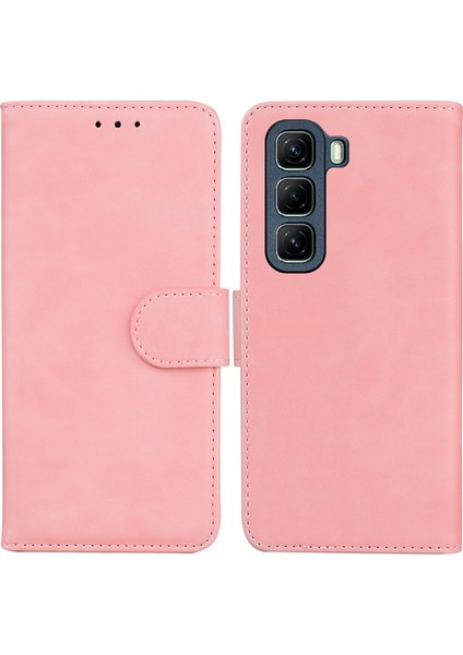 Infinix Hot 50 4g Pembe Için Skin Fe Deri Kılıf (Yurt Dışından)