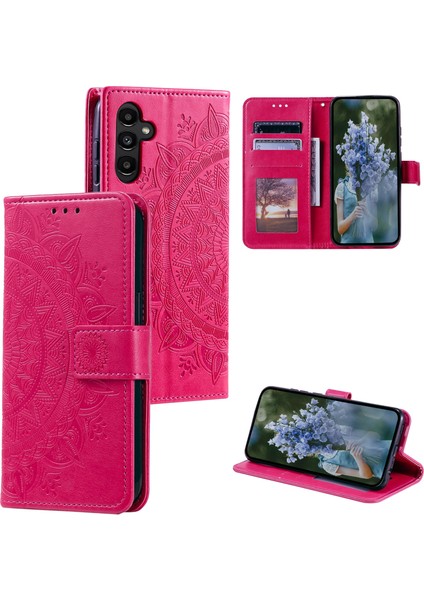 Samsung Galaxy A16 5g Yeşil Totem Deri Kılıf (Yurt Dışından)