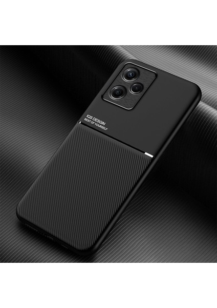 Infinix Hot 30I Siyah Için Manyetik Pc Hibrit Tpu Telefon Kılıfı (Yurt Dışından)