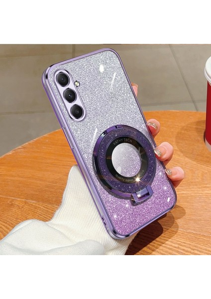 Xınlı Tpu Halka Tutucu Telefon Kılıfı Samsung Galaxy A35 5g Siyah (Yurt Dışından)