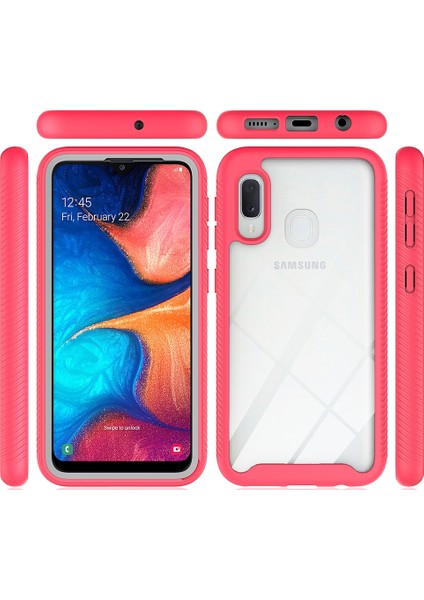 Samsung Galaxy A04E Mavi Için Yağ Balmumu Crazy Horse Doku Kılıfı (Yurt Dışından) fiyatları