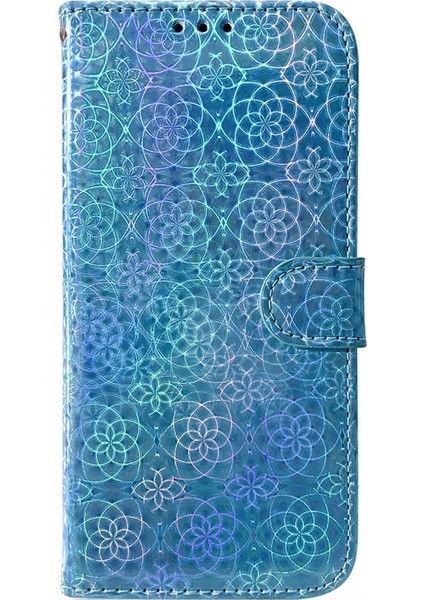 Infinix Hot 50 4g Mavi Için Renkli Deri Telefon Kılıfı (Yurt Dışından)