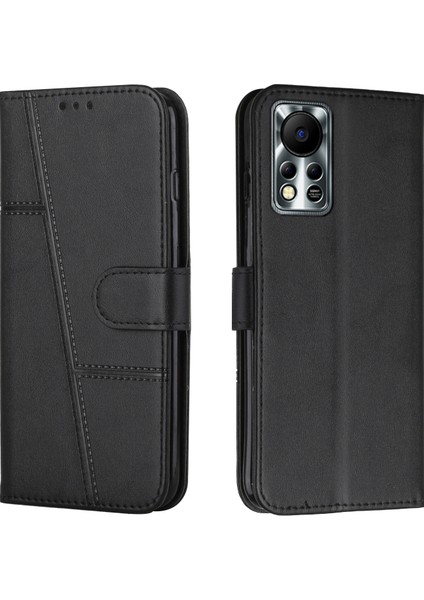 Infinix Hot 11S Nfc Siyah Için Dana Derisi Kılıf (Yurt Dışından)