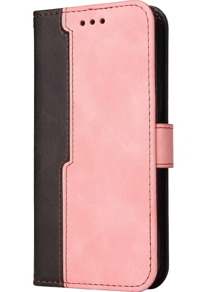Tecno Camon 18/18 P Pembe Için Pu Deri Kılıf (Yurt Dışından)