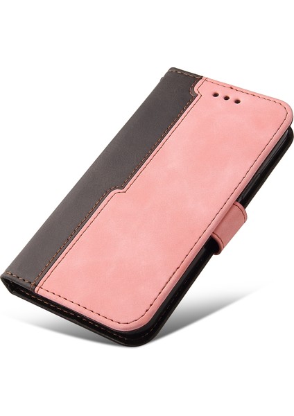 Tecno Camon 18/18 P Pembe Için Pu Deri Kılıf (Yurt Dışından)