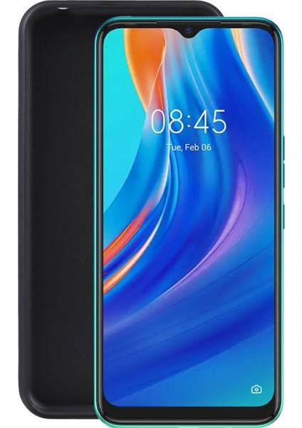 Tecno Spark 7t / KF6P Mat Siyah Için Tpu Telefon Kılıfı (Yurt Dışından)