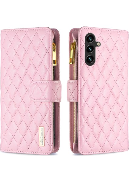 Samsung Galaxy A16 5g Mavi Fermuarlı Cüzdan Kılıf (Yurt Dışından)