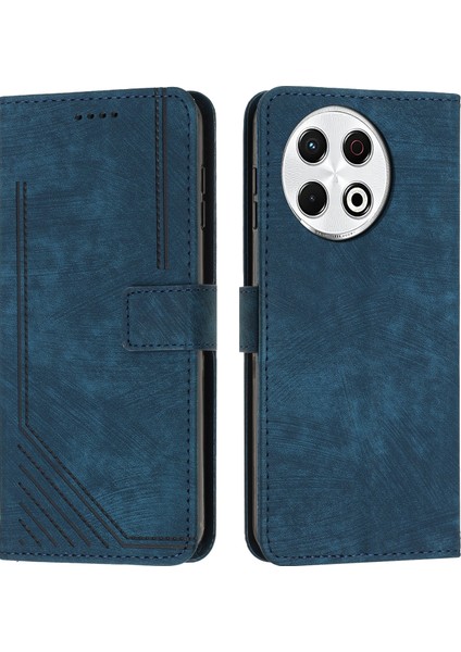 Tecno Spark 30 Pro Mavi Için Skin Fe Pu Kılıf (Yurt Dışından)
