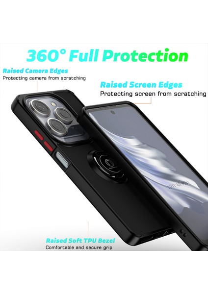 Infinix Hot 40 / Hot 40 Pro Koyu Yeşil Için Tpu+Pc Halkalı Telefon Kılıfı (Yurt Dışından) modelleri