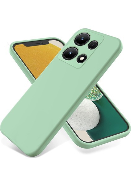 Infinix Note 30I Yeşil Için Sıvı Silikon Telefon Kılıfı (Yurt Dışından)