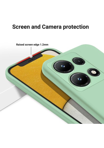 Infinix Note 30I Yeşil Için Sıvı Silikon Telefon Kılıfı (Yurt Dışından) modelleri