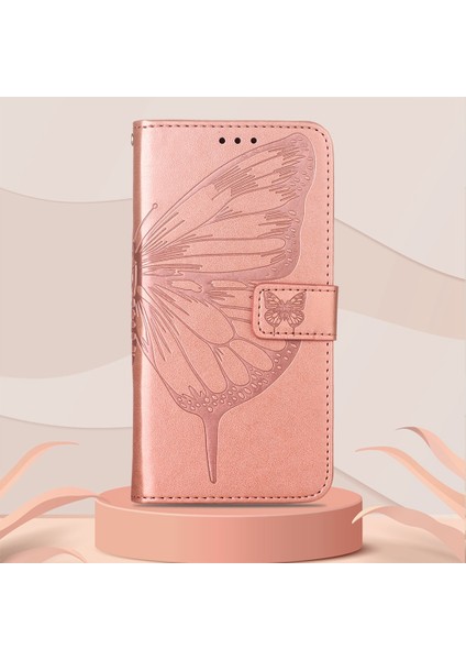 Infinix Hot 11S Nfc Pembe Altın Için Kabartmalı Kılıf (Yurt Dışından)