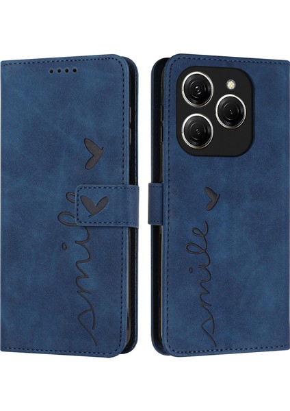 Tecno Spark 20 Pro 5g Mavi Için Skin Fe Pu Kılıf (Yurt Dışından)