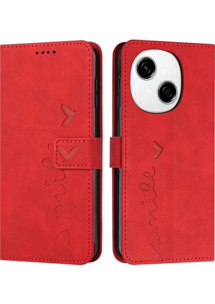 Tecno Spark Go 1 Kırmızı Için Skin Fe Pu Kılıf (Yurt Dışından)